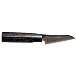 Μαχαίρι Ξεφλουδίσματος Black Zen FD-1561 9cm Black Tojiro Ανοξείδωτο,Ξύλο