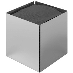 Κουτί Για Χαρτομάντηλα Κύβος 123-001 13x13x13cm Inox Pam&Co Ανοξείδωτο Ατσάλι
