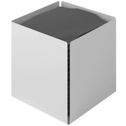Κουτί Για Χαρτομάντηλα Κύβος 123-033 13x13x13cm Matt White Pam&Co Ανοξείδωτο Ατσάλι
