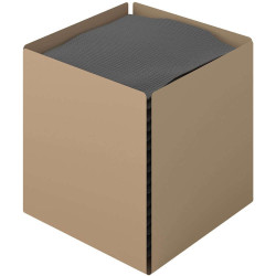 Κουτί Για Χαρτομάντηλα Κύβος 123-103 13x13x13cm Matt Beige Pam&Co Ανοξείδωτο Ατσάλι
