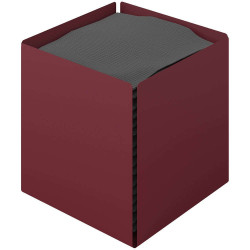 Κουτί Για Χαρτομάντηλα Κύβος 123-153 13x13x13cm Matt Bordo Pam&Co Ανοξείδωτο Ατσάλι