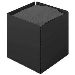 Κουτί Για Χαρτομάντηλα Κύβος 123-403 13x13x13cm Matt Black Pam&Co Ανοξείδωτο Ατσάλι