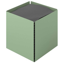 Κουτί Για Χαρτομάντηλα Κύβος 123-903 13x13x13cm Matt Mint Pam&Co Ανοξείδωτο Ατσάλι