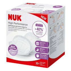 Επιθέματα Στήθους High Performance 10252134 (Σετ 30τμχ) White Nuk
