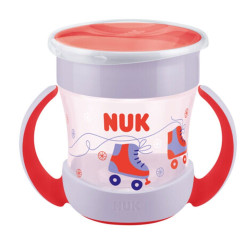 Ποτηράκι Παιδικό Mini Magic Cup 10751278 Με Περιμετρικό Χείλος 160ml 6 Μηνών+ Pink Nuk 160ml Πλαστικό