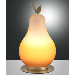 Φωτιστικό Επιτραπέζιο Wilma 3763-30-170 Φ12x23cm Dim Led 780lm 8W Brass-Orange Fabas Luce