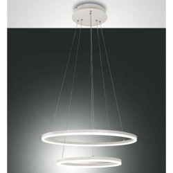Φωτιστικό Οροφής Smart Giotto 3508-45-102-01 Φ40/60x200cm Dim Led 5320lm 52W White Fabas Luce