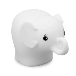 Φωτιστικό Νυκτός Mini Light Elephant ANG-223 14x9,5x10,1cm White-Black Ango
