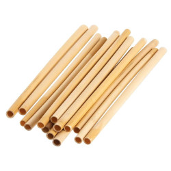 Καλαμάκια Bamboo (Σετ 24Τμχ) 48310-20 Φ0,6x20cm Natural Paderno Bamboo