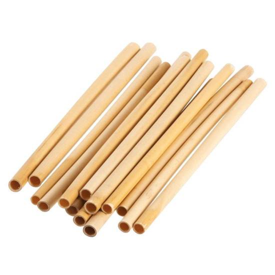 Καλαμάκια Bamboo (Σετ 24Τμχ) 48313-20 Φ1,1x20cm Natural Paderno Bamboo