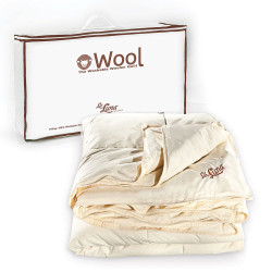 Πάπλωμα The Wool Natural Duvet White La Luna Μονό 100% Μαλλί