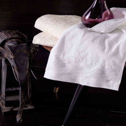Πετσέτες Σετ Shiraz Λευκό 3τμχ. Ρυθμός Σετ Πετσέτες 100% Βαμβάκι