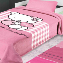 Κουβέρτα Παιδική Ster 272 Pink Belpla Μονό 160x220cm Πολυέστερ