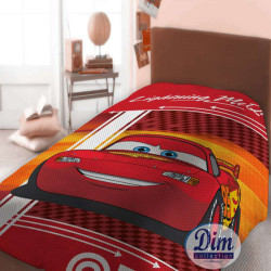 Κουβέρτα Παιδική Πικέ Disney Cars 575 Digital Print DimCol Μονό 160x240cm 100% Βαμβάκι