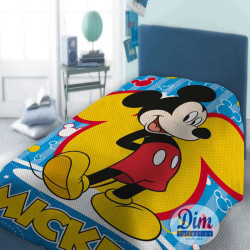Κουβέρτα Παιδική Πικέ Disney Mickey 565 Digital Print DimCol Μονό 160x240cm 100% Βαμβάκι