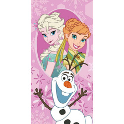 Πετσέτα Θαλάσσης Παιδική Βελουτέ Disney Frozen 44 Digital Print DimCol Θαλάσσης 70x140cm 100% Βαμβάκι