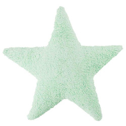 Μαξιλάρι Παιδικό Διακοσμητικό (Με Γέμιση) Αστέρι LΟR-SC-SΤ-SΜ Απαλό Πράσινο Lorena Canals 50Χ50 100% Βαμβάκι