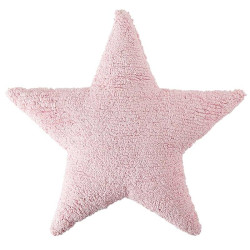 Μαξιλάρι Παιδικό Διακοσμητικό (Με Γέμιση) Αστέρι LΟR-SC-SΤ-ΡΚ Ροζ Lorena Canals 50Χ50 100% Βαμβάκι
