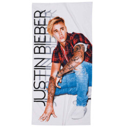 Πετσέτα Θαλάσσης Παιδική 5806 Justin Bieber Das Baby Θαλάσσης 70x140cm 100% Βαμβάκι