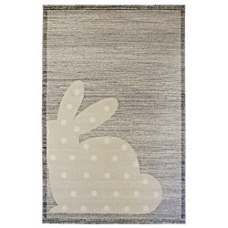 Χαλί Παιδικό Piccolo Rabbit 7403 Grey Ezzo 133X190cm