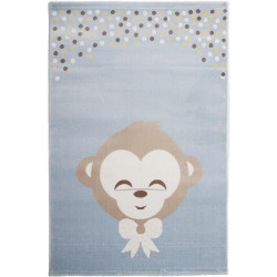 Χαλί Παιδικό Bambino Monkey 8612 Light Blue Ezzo 160X230cm