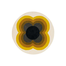 Χαλί Sunflower 060006 Yellow Round Orla Kiely 150X150cm Round