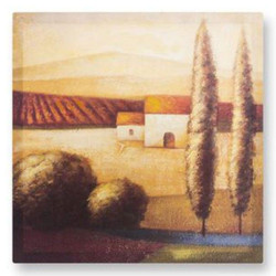 Πίνακας Σπίτι Στην Εξοχή 60Χ60 805-1031 Multi Artekko Τετράγωνοι Καμβάς