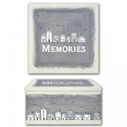 Κουτί Memories 21x10 EI1495 Grey Ξύλο