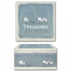 Κουτί Treasures 21x10 EI1497 Blue Ξύλο