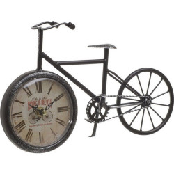Ρολόι Επιτραπέζιο Ποδήλατο 29Χ6Χ19 Black 3-20-977-0268 Inart Μέταλλο