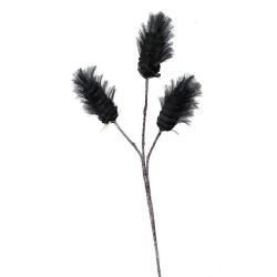 Διακοσμητικό Λουλούδι LOL748K6 Μαύρο Espiel Πλαστικό