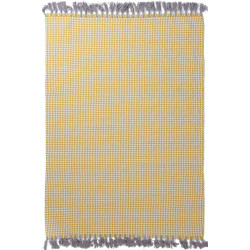 Χαλί Urban Cotton Kilim Houndstooth Yellow Royal Carpet 160X230cm