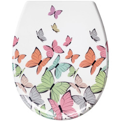 Καπάκι Λεκάνης Butterflies 1840 37x45cm Multicolor Kleine Wolke Πλαστικό