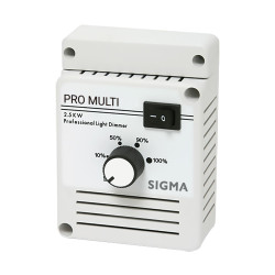 Dimmer Επαγγελματικού Φωτισμού Pro Multi 2500W 00031 White Solomon