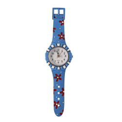 Ρολόι Τοίχου SP5760-01 Μπλε 33X9X3Cm Espiel Πλαστικό