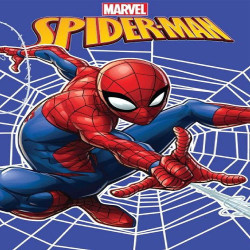 Κουβέρτα Βρεφική Fleece Disney Spiderman 10 Red-Blue DimCol Κούνιας 100x150cm 100% Πολυέστερ