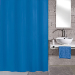 Κουρτίνα Μπάνιου Kito 4937 Azure Blue Kleine Wolke Φάρδος 240cm 240x180cm 100% Πολυέστερ
