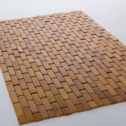 Ταπέτο Μπάνιου Ξύλινο Mosaic Texi 50 X 80 Bamboo