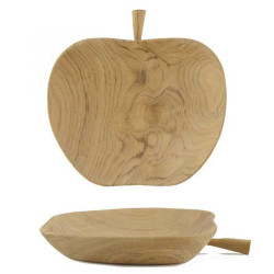 Μπολ Μήλο Ξύλινο EI1459 20cm Natural Ξύλο