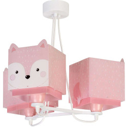 Φωτιστικό Οροφής Παιδικό Little Fox 64587 Pink Ango Πολυπροπυλένιο