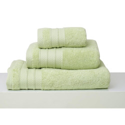 Πετσέτες Σετ 3Τμχ Σε Συσκευασία Δώρου Des. Soft Green Apple Anna Riska Σετ Πετσέτες 30x50cm 100% Βαμβάκι