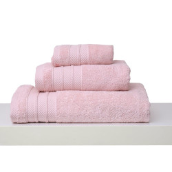 Πετσέτες Σετ 3Τμχ Σε Συσκευασία Δώρου Des. Soft Blush Pink Anna Riska Σετ Πετσέτες 30x50cm 100% Βαμβάκι
