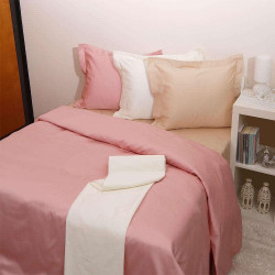 Μαξιλαροθήκη Σετ 2Τμχ Luxury Unicolour 8 Blush Pink Anna Riska 50Χ70 100% Βαμβακοσατέν