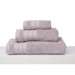 Πετσέτες Σετ 3Τμχ Σε Συσκευασία Δώρου Des. Soft Linen Anna Riska Σετ Πετσέτες 30x50cm 100% Βαμβάκι