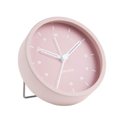 Επιτραπέζιο Ρολόι - Ξυπνητήρι KA5806PI Tingle Steel Pink Karlsson Μέταλλο