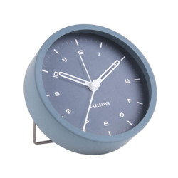 Επιτραπέζιο Ρολόι - Ξυπνητήρι KA5806BL Tingle Steel Blue Karlsson Μέταλλο