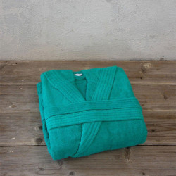Μπουρνούζι Zen Με Κουκούλα Emerald Blue Nima