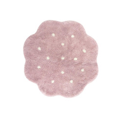 Χαλί Παιδικό Mini Biscuit Vintage Nude Lοr-C-Μi-Βis-Vnu  Pink-White Lorena Canals 90Χ130cm