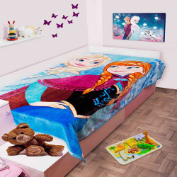 Κουβέρτα Παιδική Disney Frozen 501 Digital Print DimCol Μονό 160x220cm Πολυέστερ