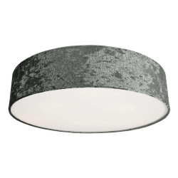 Φωτιστικό Οροφής - Πλαφονιέρα Croco IV 8956 Grey Nowodvorski Μέταλλο,Ύφασμα